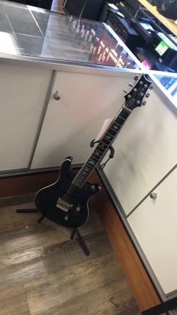1003 PRS SE-CUSTOM 22 Charcoal Quilt Finish 6-String Electric Guitar No Case (Damage Where Body Attaches To Neck) 573903