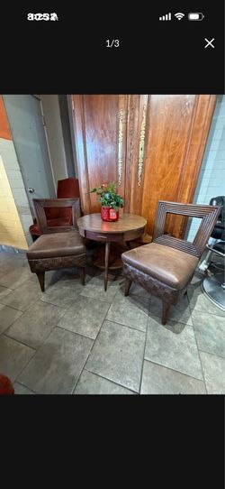 Made by Lacor vintage leather club Chairs