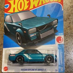 Hot Wheels 2022 HW J-Imports 9/10 Green Nissan Skyline HT 2000GT-X