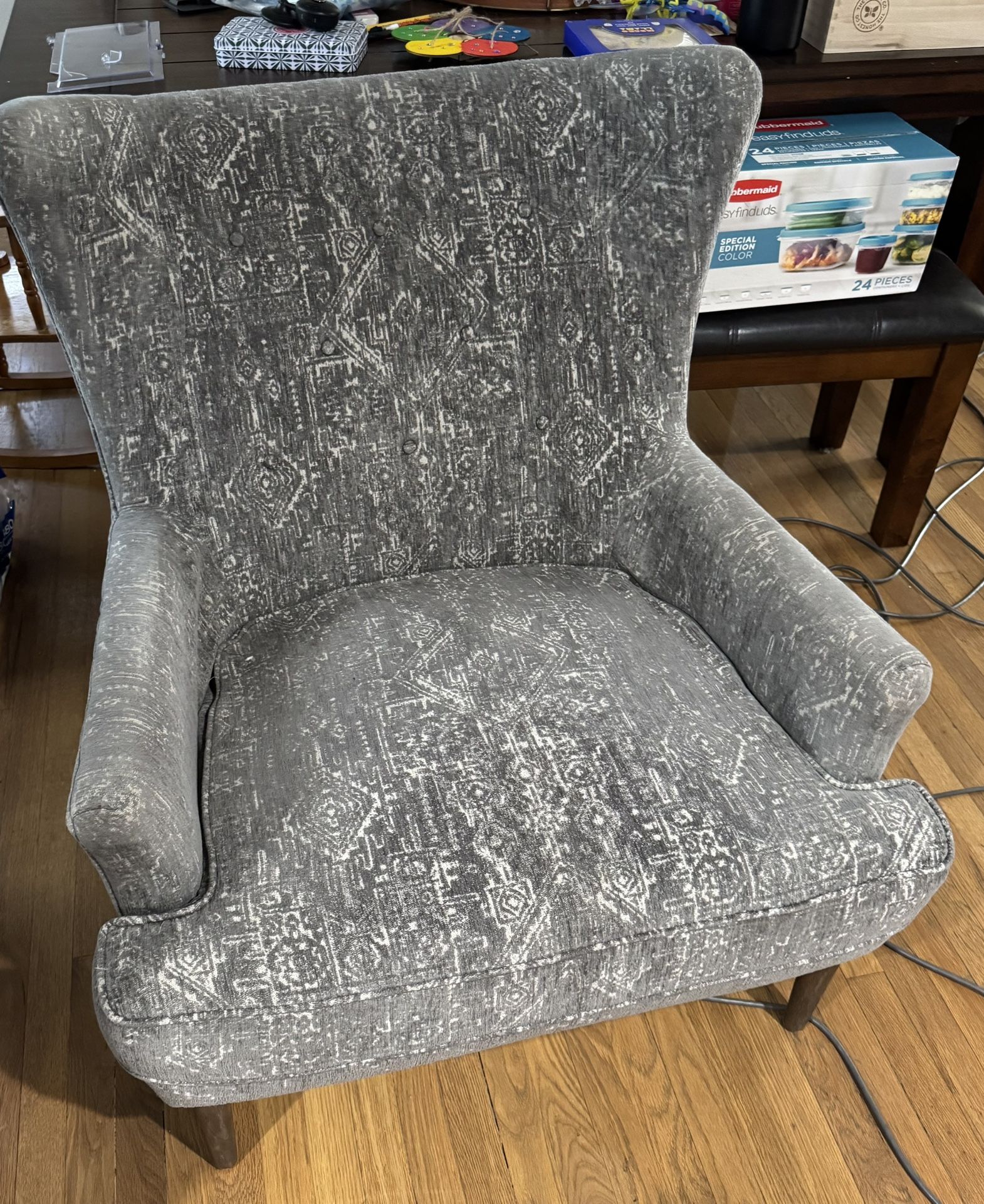 Gray Living Room Chair