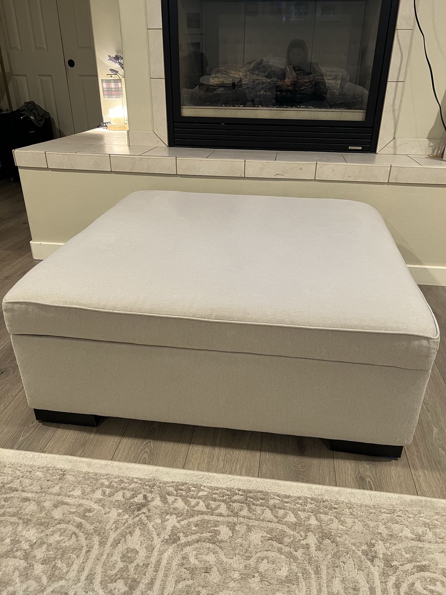 Large Ottoman with storage
