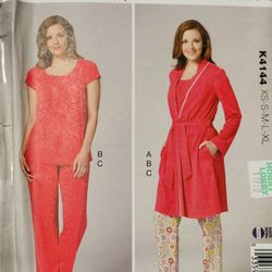 Kwik 4144  Robe Misses Sizes XS-XL UNCUT