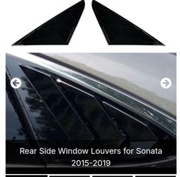 Rear Side Window Louvers for Sonata 2015-2019