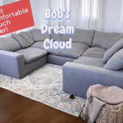 🛋  Bob's Dream Cloud Sectional  🚚 DELIVERY AVAILABLE