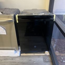 GE Black 24” Wide Dishwasher 