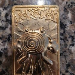 Golden Poliwhirl Card