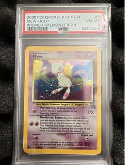 2000 pokemon mew black star promo holo PSA 8