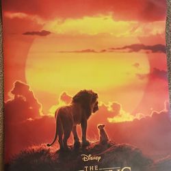 Disney The Lion King Original DS/Rolled Movie Poster 