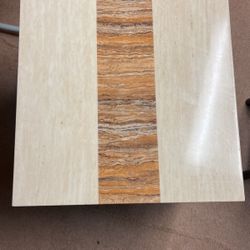 2 Marble Top End Tables 