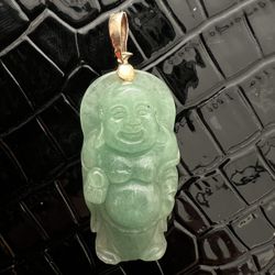 14K Gold Buddha Pendant