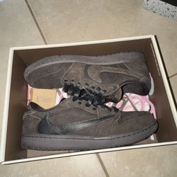 Jordan 1 Travis Scott Brown Velvet 