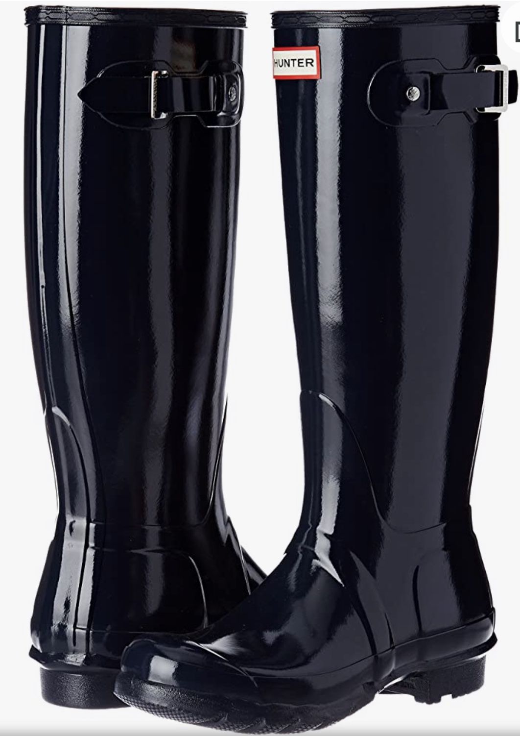 Navy Blue Hunter Boots (tall, Wide) Rain Boots