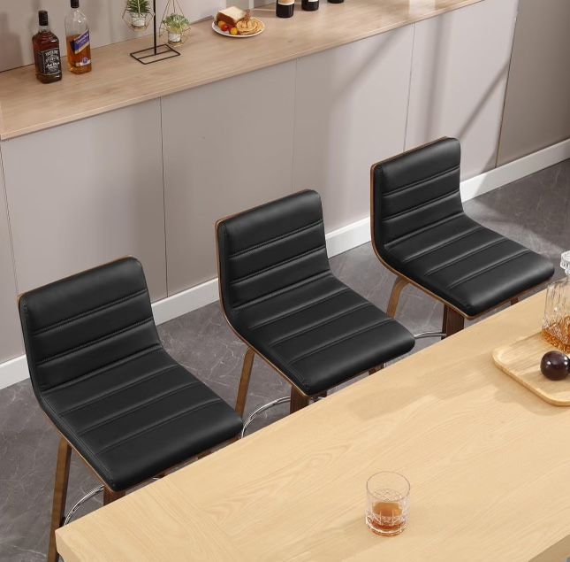 Bar Stools 26 Inch Counter Height Set of 3