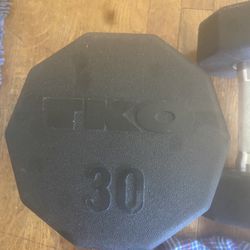 Two 30lb Dumbells(Great condition)
