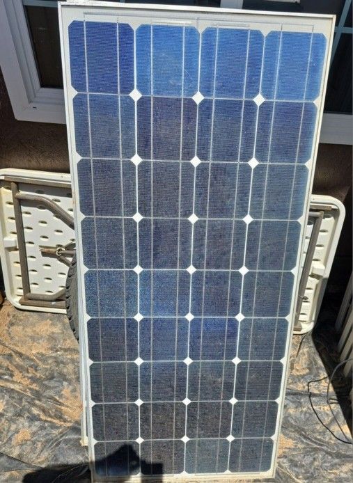 Solar Panel Skinny Excellent For Rv Travel Trailers Enclosed Toybox Toy Hauler