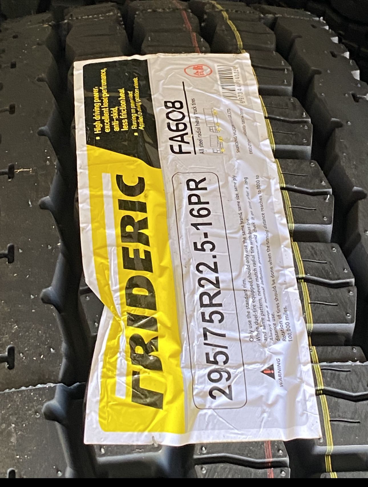 Commercial Semi Truck Drive Tires For Sale for Sale in Union City, CA