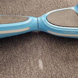 A used hoverboard with lights.