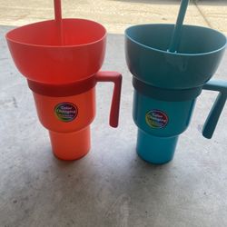 New Two Color Changing Snack/Drink  cups 