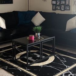 Living Room Sectional  w tables 