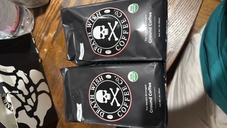 Worlds Strongest Coffee - Death Wish ground coffee 2 lbs