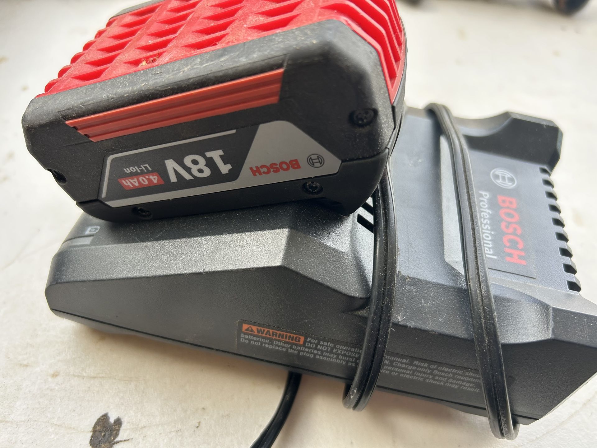 Bosch Battery & Charger