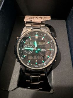 CASIO LINEAGE LCW-M300D-1AJF SOLAR ATOMIC RADIO Ana-Digi World Time Watch