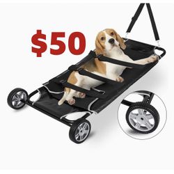 Animal Stretcher, Pet Stretcher 48x26 Inch Pet Trolley with Wheels. $50.00 FIRM!!