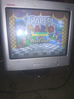 Crt monitor power chord not included