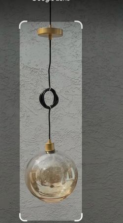 Industrial Pendant Light With Clear Glass Shade