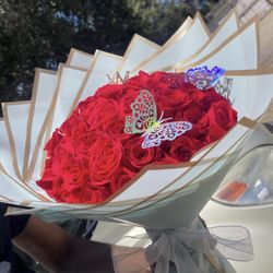 48 Rose Bouquet 