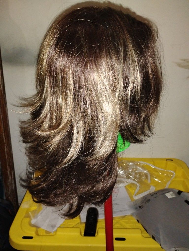 Layered Medium Length Wig