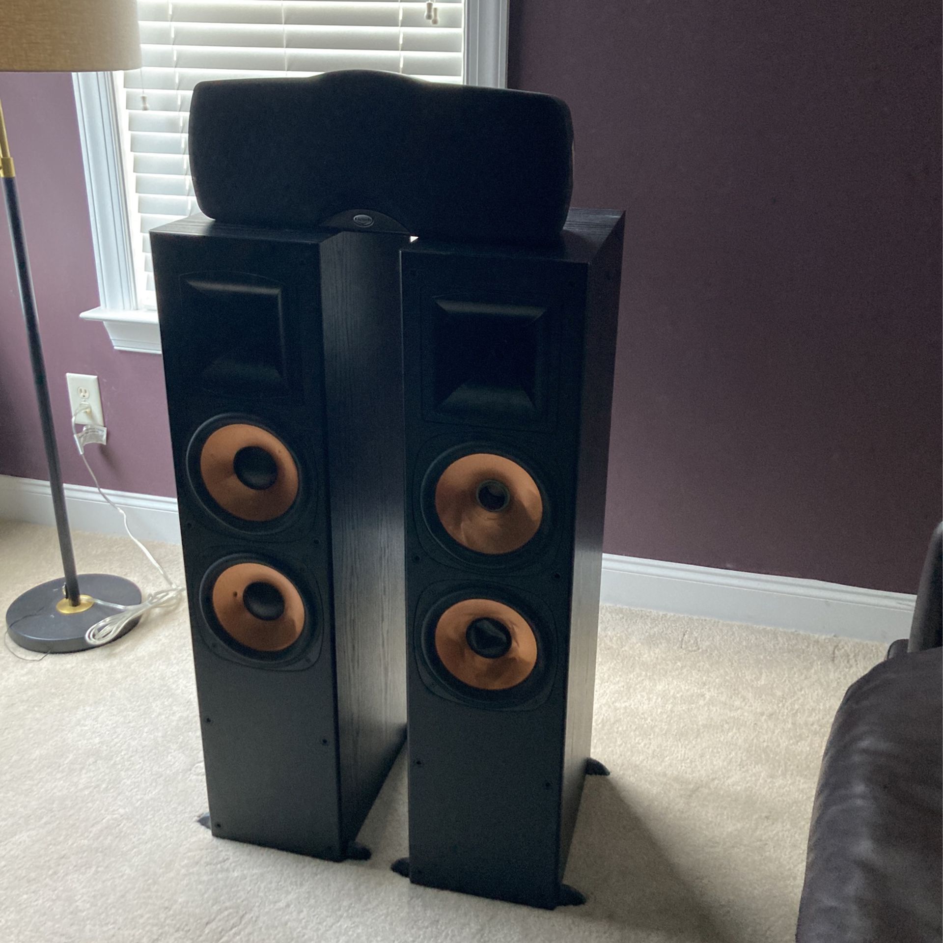 Klipsch RF-3, A 2-way Floor Tower Speakers  and Surround Sound Speaker