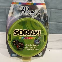 Vintage NWT Sorry Travel Game