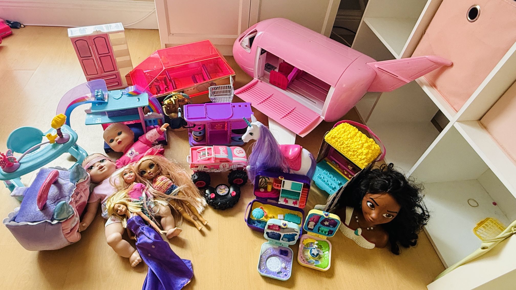 Girls Toys Barbie plane Moana Bratz Barbie Remote Car Dolls 