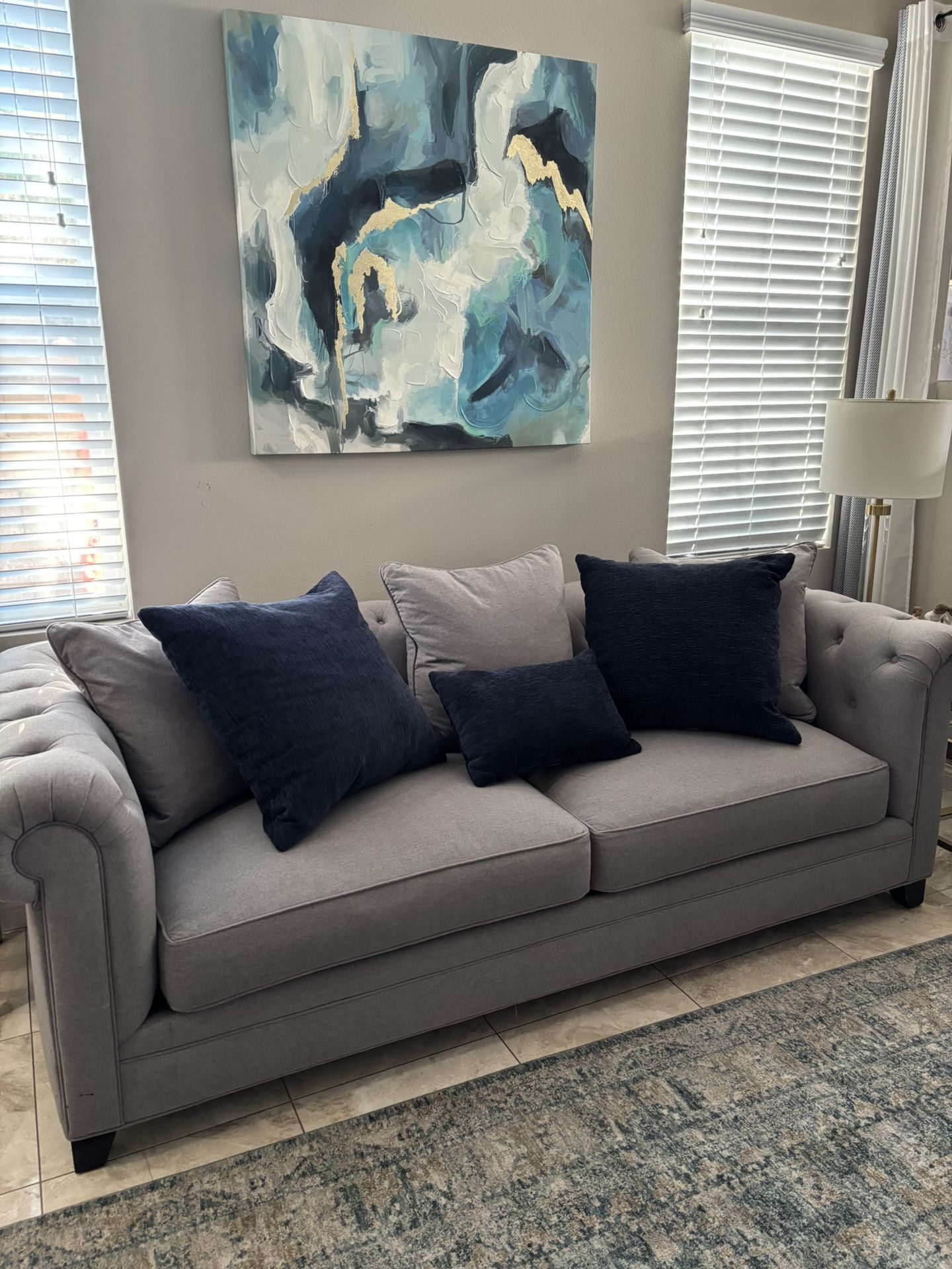 Chesterfield Roll Arm Sofa