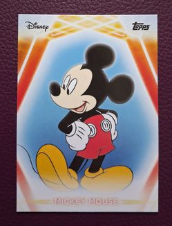 2026 Topps Disney Neon Mickey Mouse. Card #200