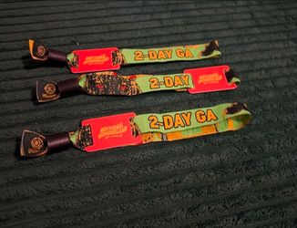 Nocturnal Wonderland festival 2 wristbands for sale