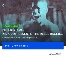 Kid cudi ticket