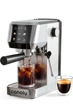 Canoly 2-1 Espresso Machine, Cold Brew & Milk Frother