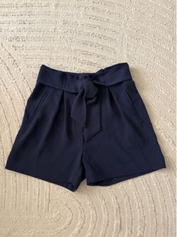 H&M navy high waist shorts size 6