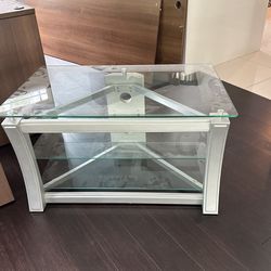 3 Tiered TV Glass Stand