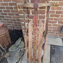 Vintage Rocket Plane Sled 