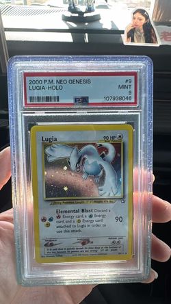 PSA 9 Lugia Holo 2000 Neo Genesis #9