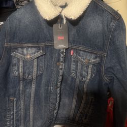 Women’s (XL) Jean Sherpa Jacket Brand New