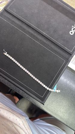 Moissanite tennis bracelet