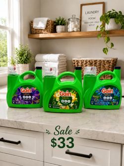 🧺 Gain Laundry Detergent Bundle – $33 🧺