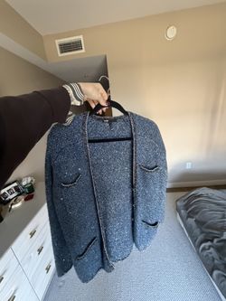Maje Blue Wool Blazer