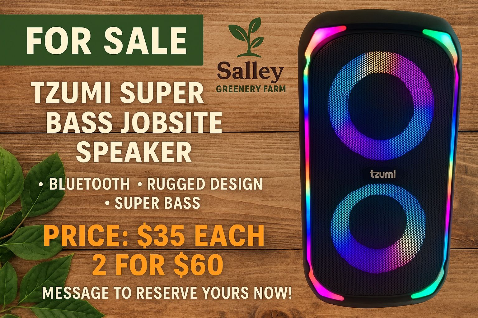 Portable speaker