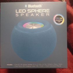 Led Sphere Speaker Color Changing Led
