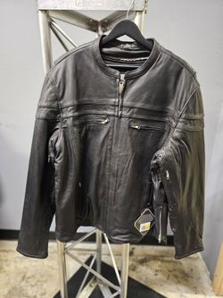 Mens Genuine Leather Jacket $220 FIRM